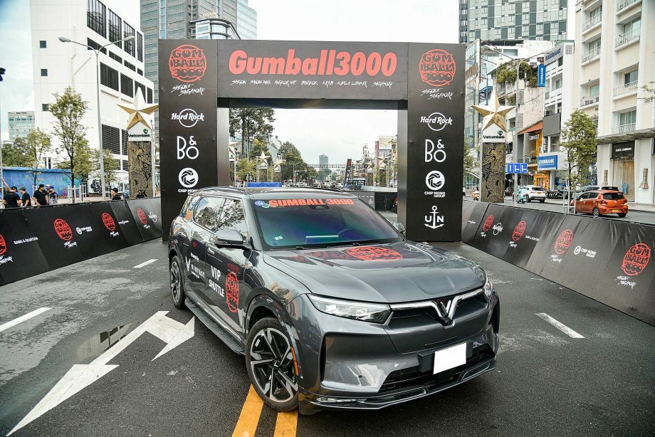 Hành trình siêu xe Gumball 3000 só sự xuất hiện của hai mẫu xe điện VinFast VF 7 và VF 9 
